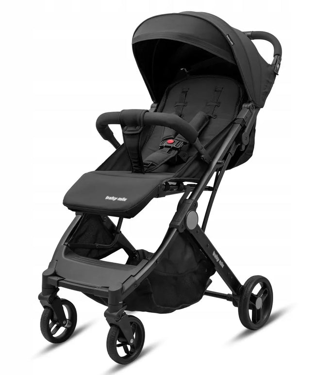 Vaikiškas vežimėlis Baby Mix BIMELO ULTRA LIGHT, sportinis (sulankstomas plokščiai) – BLACK