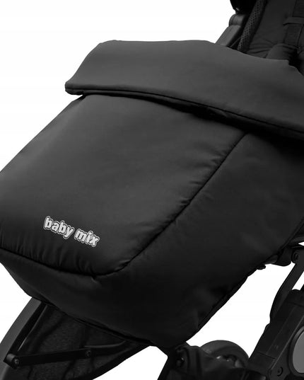 Vaikiškas vežimėlis Baby Mix BIMELO ULTRA LIGHT, sportinis (sulankstomas plokščiai) – BLACK