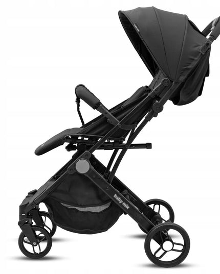 Vaikiškas vežimėlis Baby Mix BIMELO ULTRA LIGHT, sportinis (sulankstomas plokščiai) – BLACK