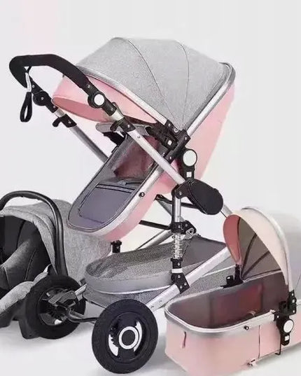 Vaikiškas vežimėlis Baby Stroller modelis: GB14748 739BH 2in1 mėlynas