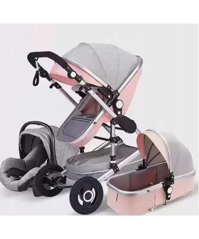 Vaikiškas vežimėlis Baby Stroller modelis: GB14748 739BH 2in1 mėlynas