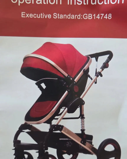 Vaikiškas vežimėlis Baby Stroller modelis: GB14748 739BH 2in1 mėlynas