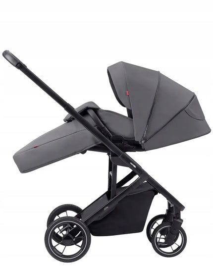 Vaikiškas vežimėlis Carrello Alfa Midnight Black, 0-22 kg