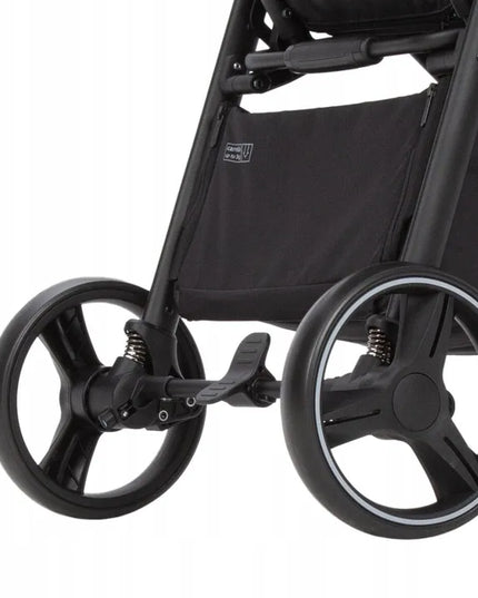 Vaikiškas vežimėlis Carrello Bravo 8512 Spring Green dideliais ratais 0-22kg