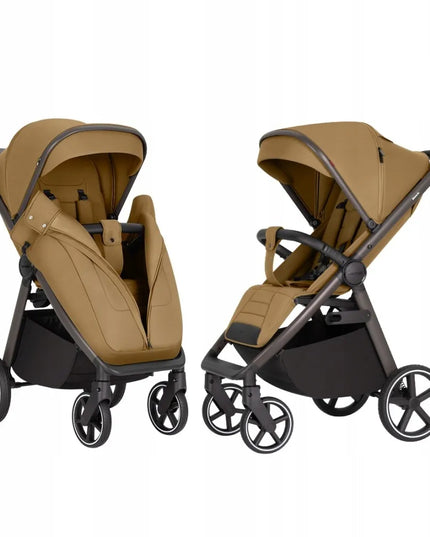 Vaikiškas vežimėlis Carrello Bravo SL Deluxe Copper Beige 2026