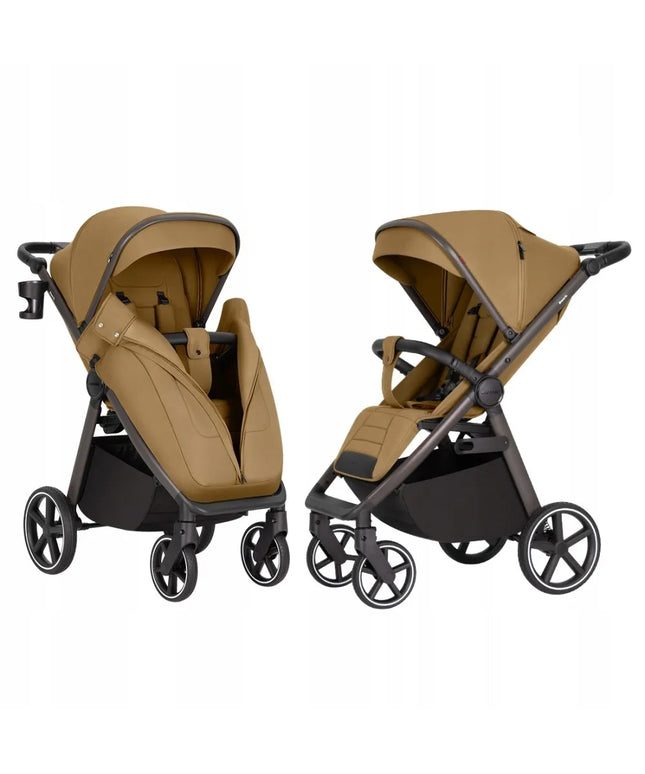 Vaikiškas vežimėlis Carrello Bravo SL Deluxe Copper Beige 2026