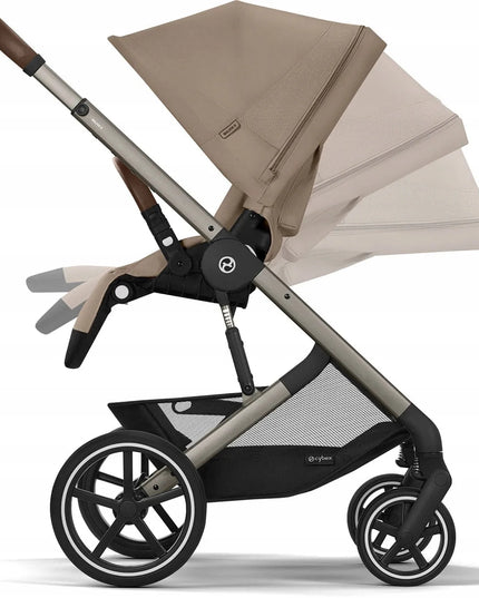 Vaikiškas vežimėlis Cybex Balios S Lux, Almond Beige
