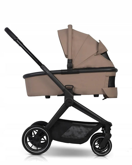 Vaikiškas vežimėlis EASY-GO REVA, spalva GOLDEN BEIGE – 2-viename komplektas