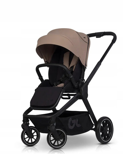 Vaikiškas vežimėlis EASY-GO REVA, spalva GOLDEN BEIGE – 2-viename komplektas