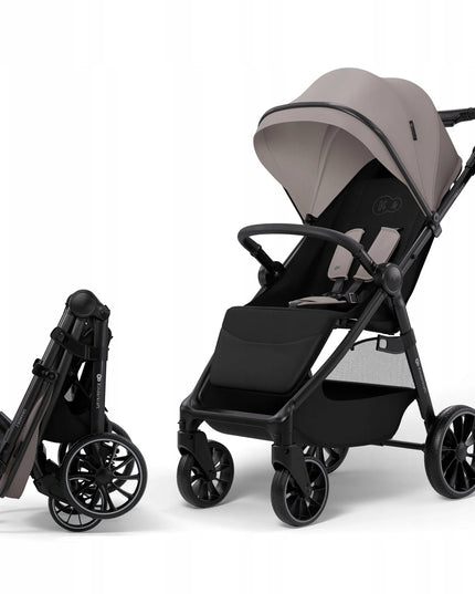 Vaikiškas vežimėlis Kinderkraft GRANDE 2, lengvas, dideli ratai, iki 22 kg