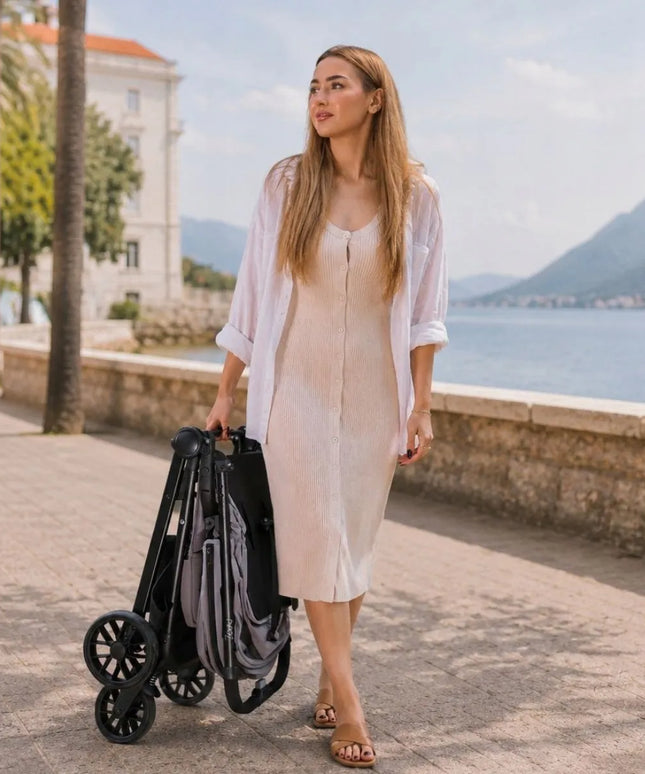 Vaikiškas vežimėlis Lorelli Zozu, autofold, lengvas, iki 22 kg, 5,8 kg