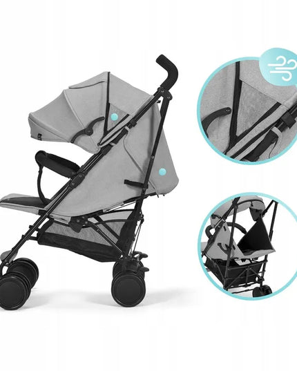 Vaikiškas vežimėlis skėtukas Kinderkraft SIESTA iki 22 kg
