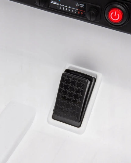 Vaikiškas visureigis Toyota FJ Cruiser, baltas + distancinio valdymo pultas + 4x4 pavara + LED garsas + EVA ratai