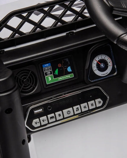 Vaikiškas visureigis Toyota FJ Cruiser, baltas + distancinio valdymo pultas + 4x4 pavara + LED garsas + EVA ratai