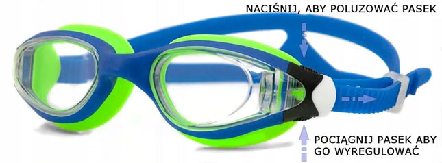Vaikiški plaukimo akiniai baseinui Aqua Speed Ceto su Anti-Fog ir UV apsauga