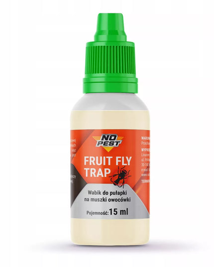 Vaisinių muselių gaudyklė Fruit Fly Trap No Pest + masalas 15 ml (3 vnt.)