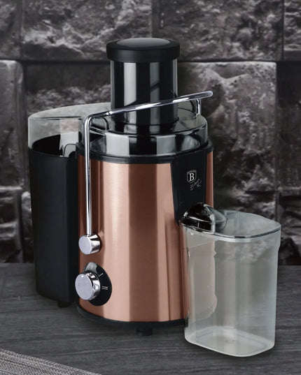 Vaisių ir daržovių sulčiaspaudė 500W BERLINGER HAUS Rose Gold
