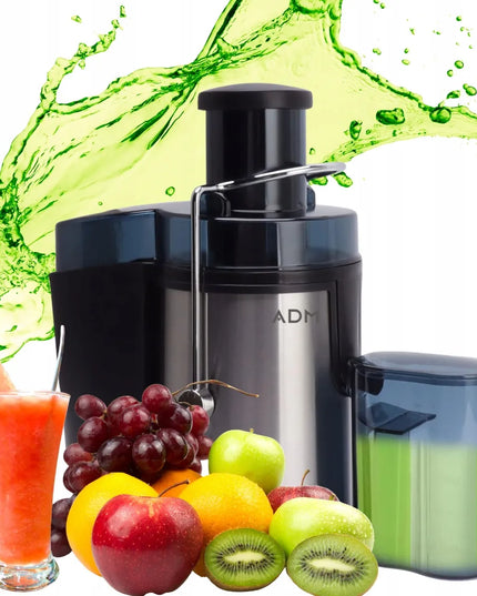 Vaisių ir daržovių sulčiaspaudė 600W | Greitos sultys 3 greičiai Nerūdijančio plieno filtras