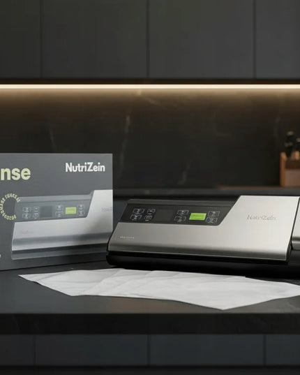 Vakuuminis aparatas NutriZein NZVS8000 VacuSense 140W dviguba siūlė 7in1