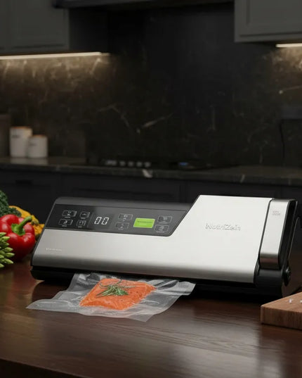Vakuuminis aparatas NutriZein NZVS8000 VacuSense 140W dviguba siūlė 7in1