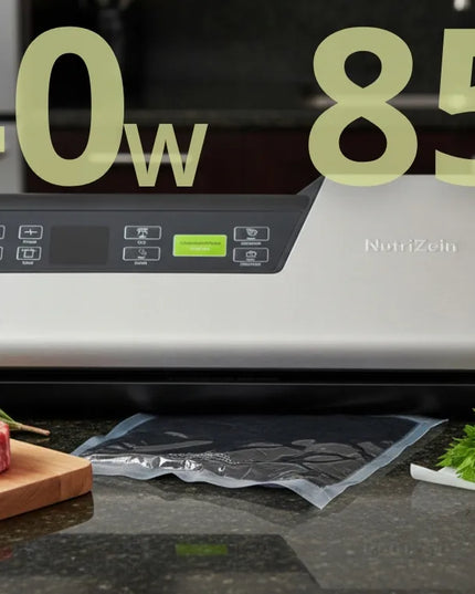 Vakuuminis aparatas NutriZein NZVS8000 VacuSense 140W dviguba siūlė 7in1