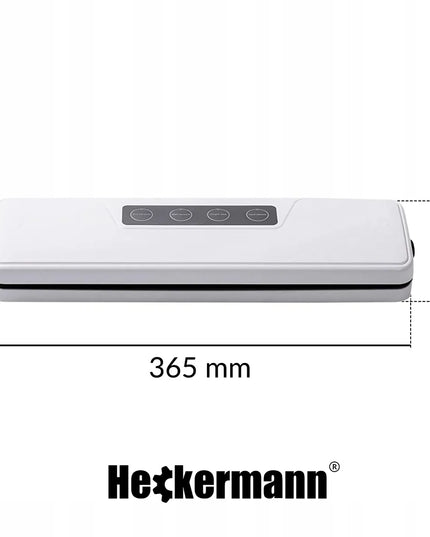 Vakuuminis maisto pakuotojas Heckermann GM-77 baltas su 28x600 cm plėvele