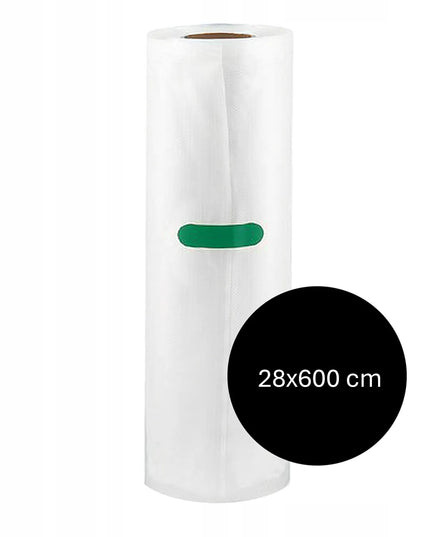 Vakuuminis maisto pakuotojas Heckermann GM-77 baltas su 28x600 cm plėvele