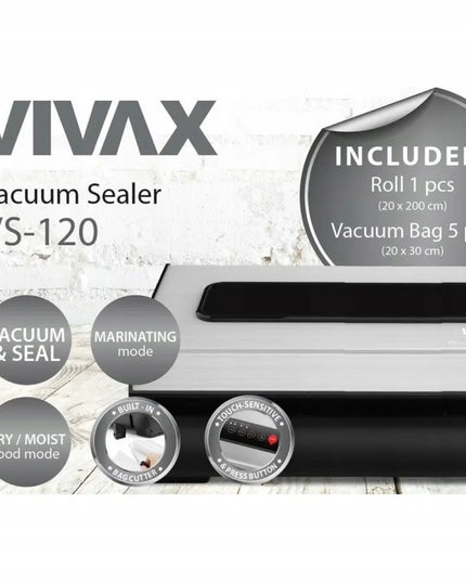 Vakuuminis maisto pakuotojas Vivax VS-120