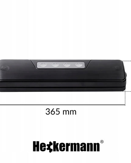 Vakuuminis maisto pakuotuvas Heckermann GM-77 juodas + plėvelė 28x600 cm
