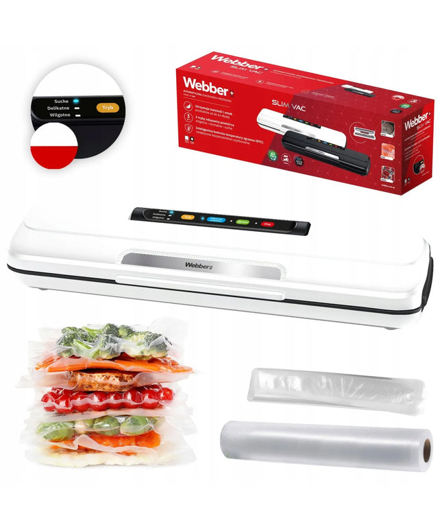 Vakuuminis maisto pakuotuvas Webber V168B, 110W, baltas