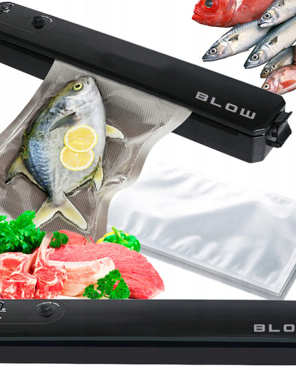 Vakuuminis maisto produktų pakavimo aparatas BLOW VS-02 + 10 maišelių