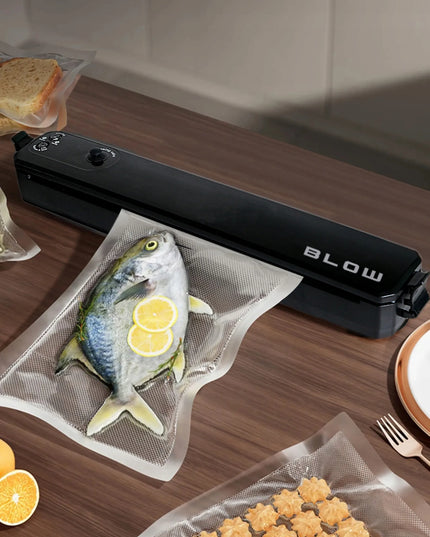 Vakuuminis maisto produktų pakavimo aparatas BLOW VS-02 + 10 maišelių