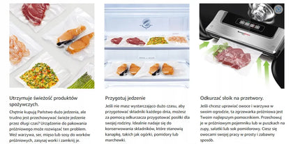 Vakuuminis pakavimo aparatas Bonsenkitchen VS 2100 + folija 15 x 600 cm nemokamai