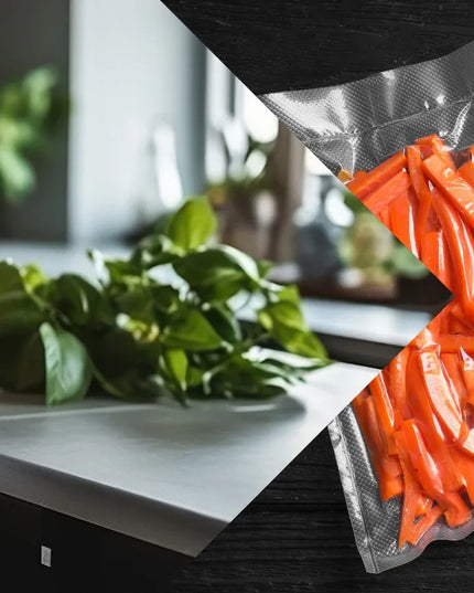 Vakuuminių produktų pakavimo aparatas + folija NutriZein VacuPorta