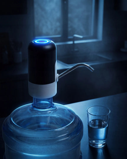 Vandens dozatorius elektrinis LED siurblys, USB vandens dalytuvas