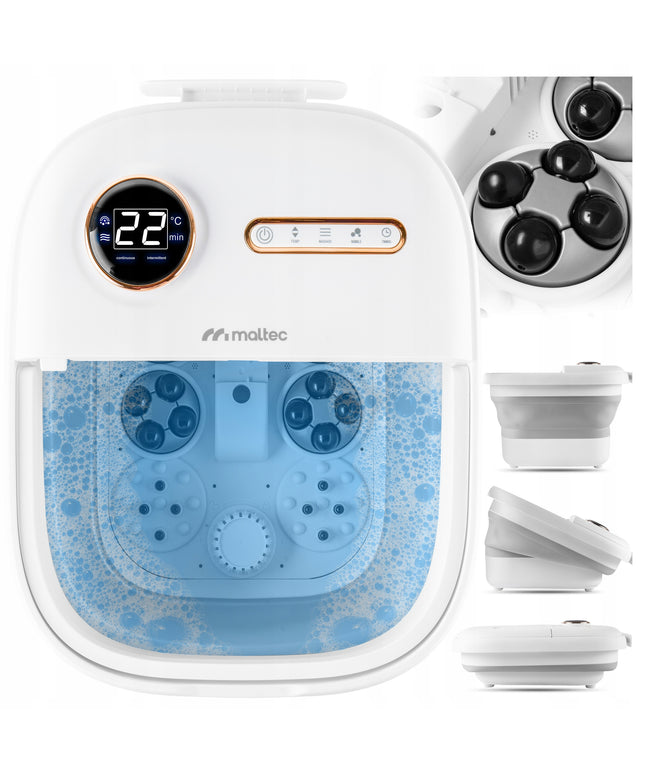 Vandens masažuoklis kojoms MalTec PRO-Hydro500WS su šildymu, burbuline hidromasaža, LED ekranu ir laikmačiu