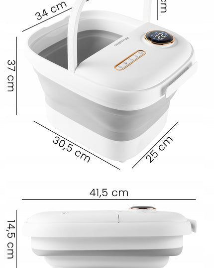 Vandens masažuoklis kojoms MalTec PRO-Hydro500WS su šildymu, burbuline hidromasaža, LED ekranu ir laikmačiu
