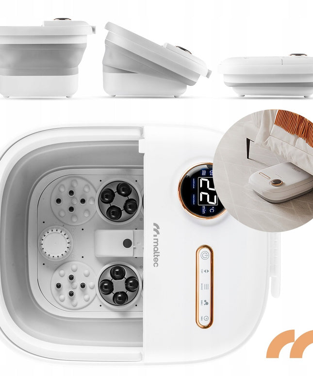 Vandens masažuoklis kojoms MalTec PRO-Hydro500WS su šildymu, burbuline hidromasaža, LED ekranu ir laikmačiu