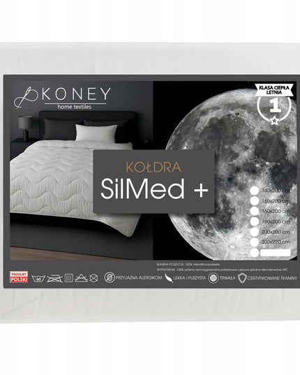 Vasarinė antialerginė antklodė 200x200 lengva ir elastinga Koney