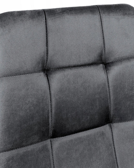 Veliūrinė kėdė Denver Velvet grafitinė
