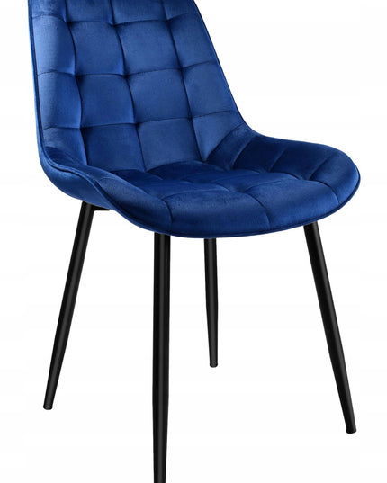 Velvet kėdė Norman Velvet tamsiai mėlyna