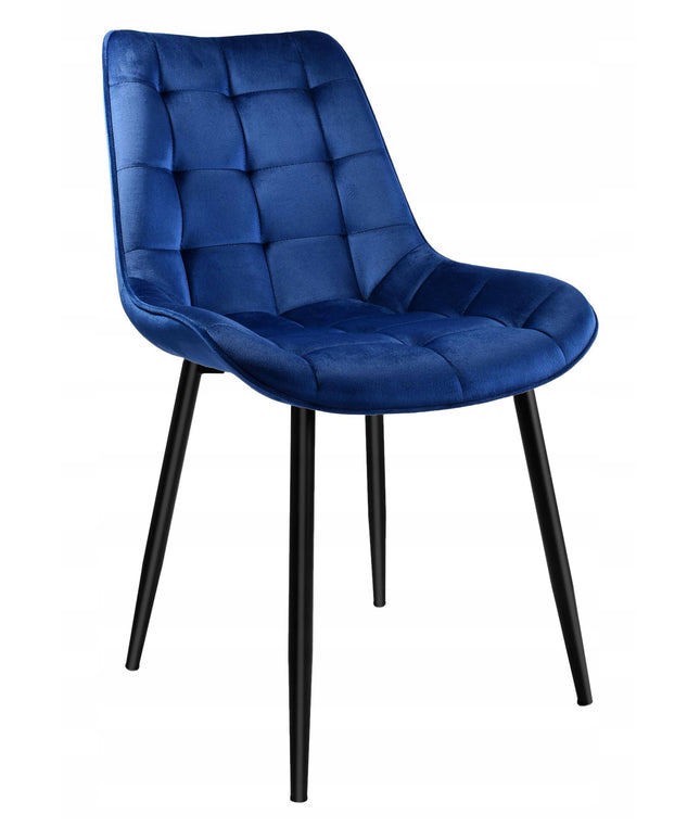 Velvet kėdė Norman Velvet tamsiai mėlyna