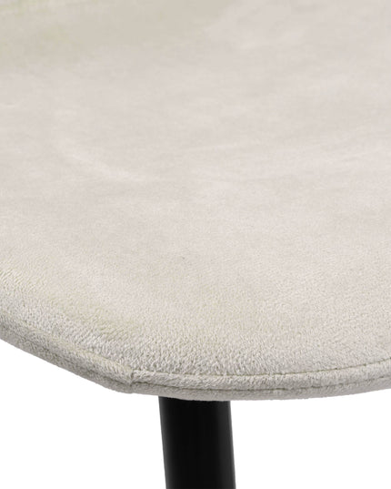 Velvetinė kėdė Orlando Velvet smėlio spalvos
