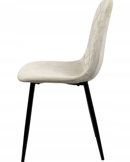 Velvetinė kėdė Orlando Velvet smėlio spalvos