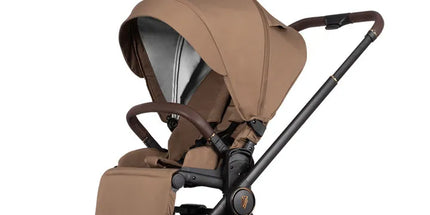 Venicci Claro lengvas 3-in-1 vežimėlis su Cybex automobiline kėdute ir priedais, Caramel