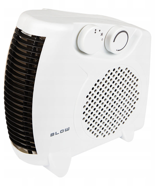 Elektrinis ventiliatorinis šildytuvas 2000W su termostatu, horizontalus ir vertikalus režimas, patalpų ir vonios kambariui