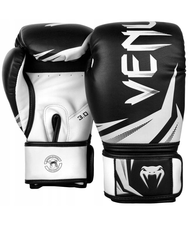 Venum bokso pirštinės Challenger 3.0 Black/White 12OZ