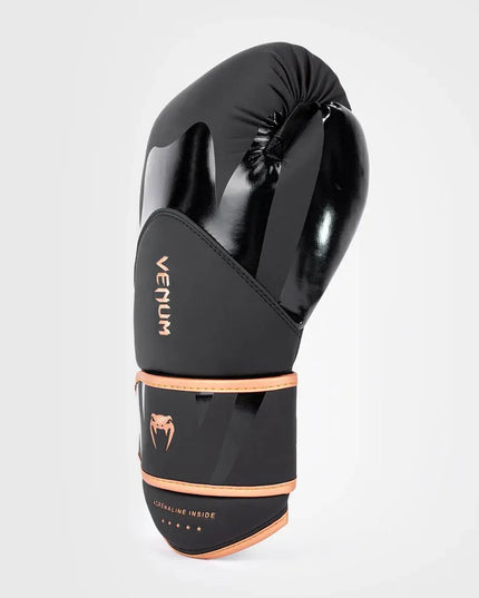 Venum bokso pirštinės Challenger 4.0 Black/Bronze 12OZ