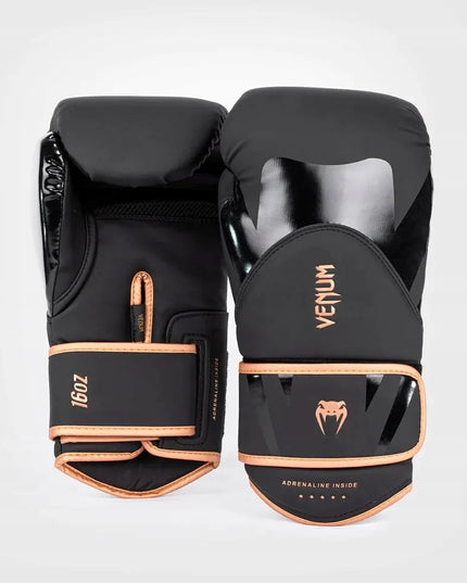 Venum bokso pirštinės Challenger 4.0 Black/Bronze 14OZ