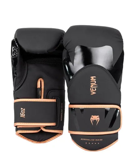 Venum bokso pirštinės Challenger 4.0 Black/Bronze 14OZ